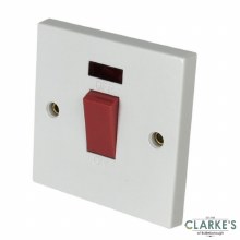 Picture of Double Pole 45A Switch with Neon